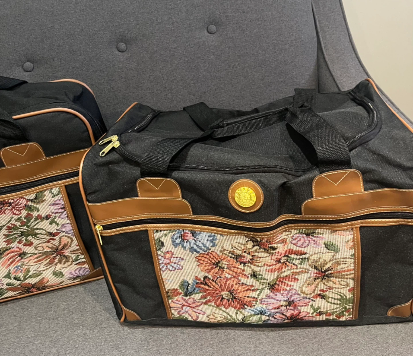 Vintage Floral Luggage Set - 3 Piece - photo 2
