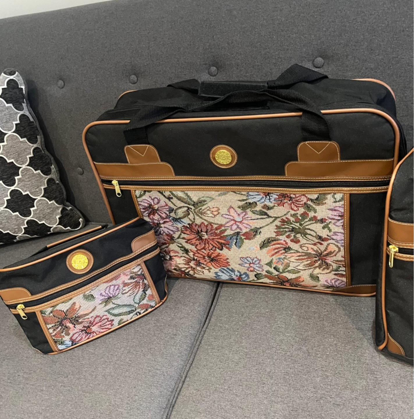 Vintage Floral Luggage Set - 3 Piece - photo 3