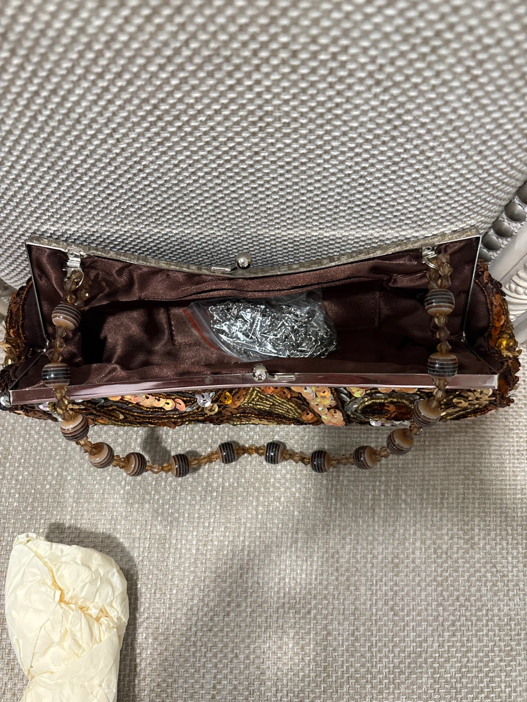 Embellished Beaded Clutch Purse - photo 2
