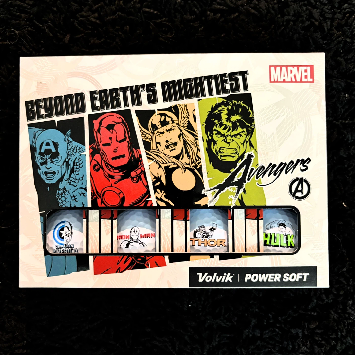 12 NEW Limited Edition Volvik Avengers Golf Balls