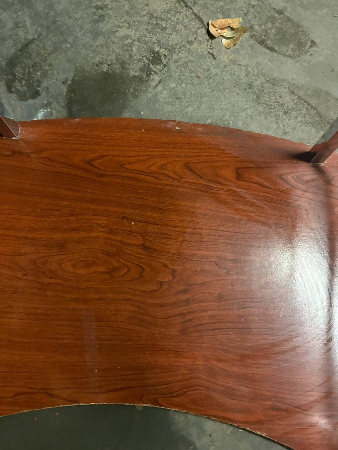 Glass and Wood Accent Table - photo 2