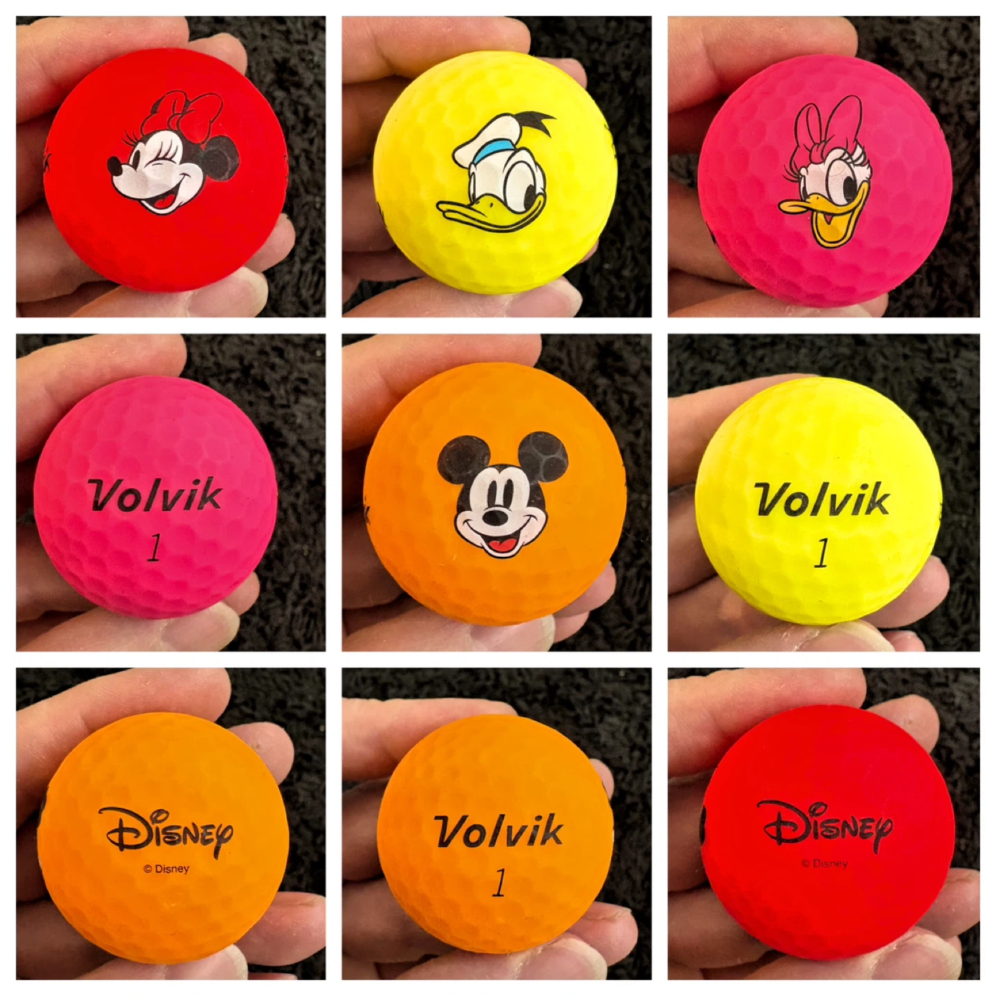 12 NEW Limited Edition Volvik Disney Matte Golf Balls - photo 3