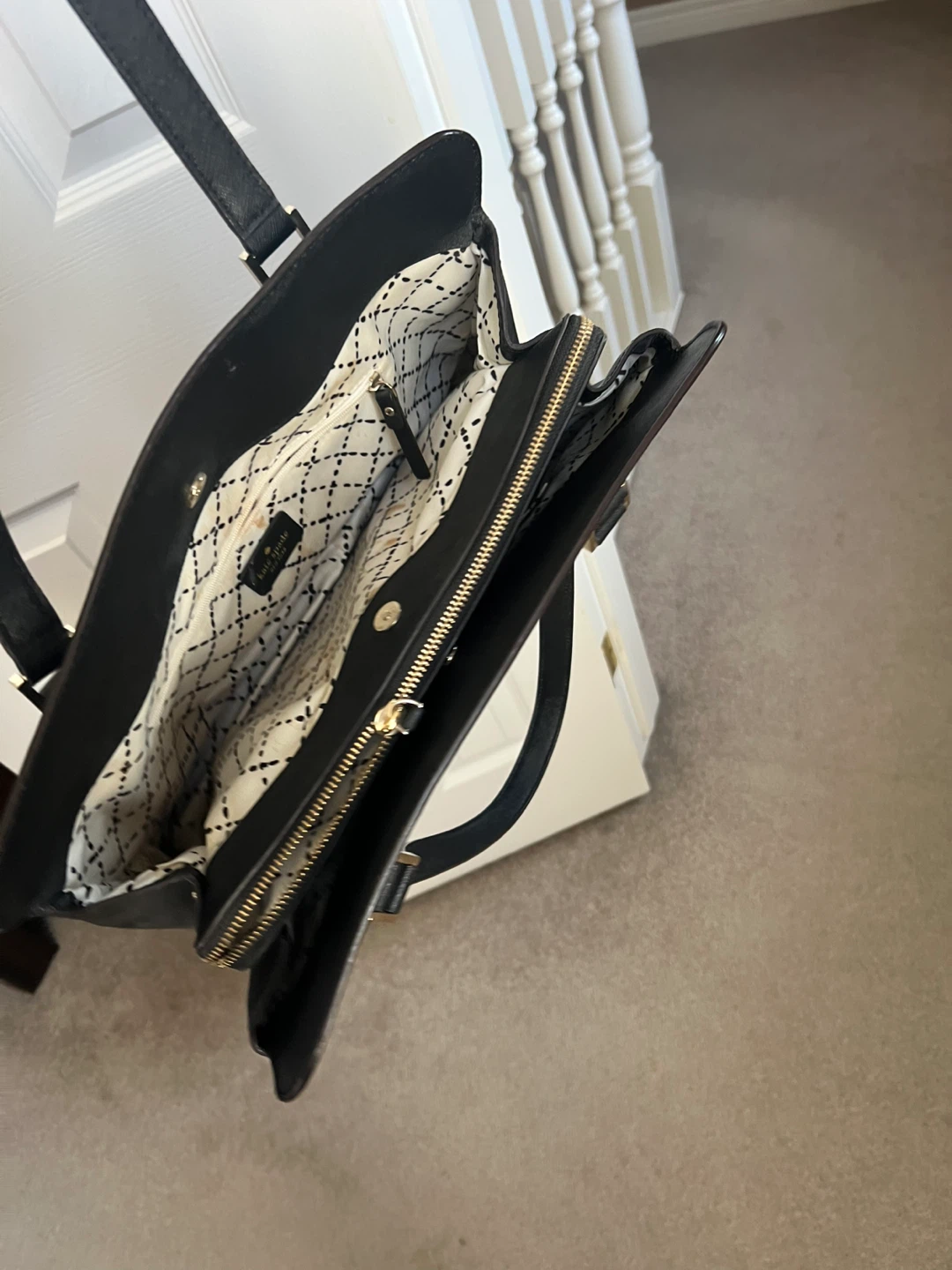 Kate Spade Black Leather Tote Bag - photo 4