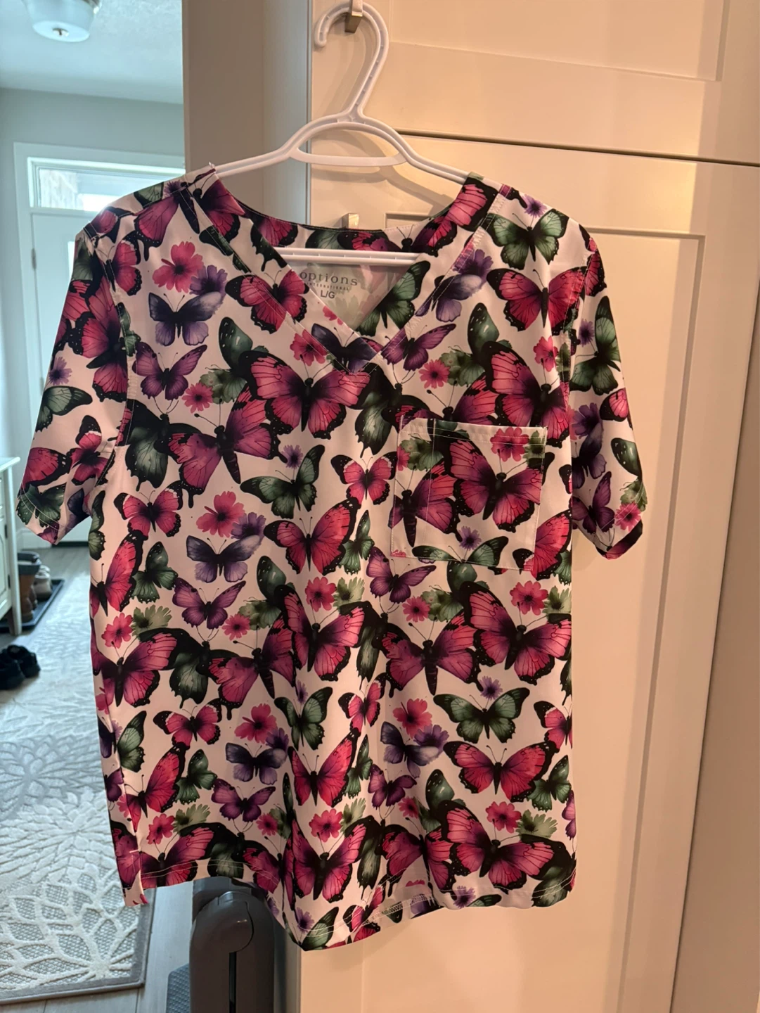 Lot of 5 Scrub Tops - Various Prints - photo 4