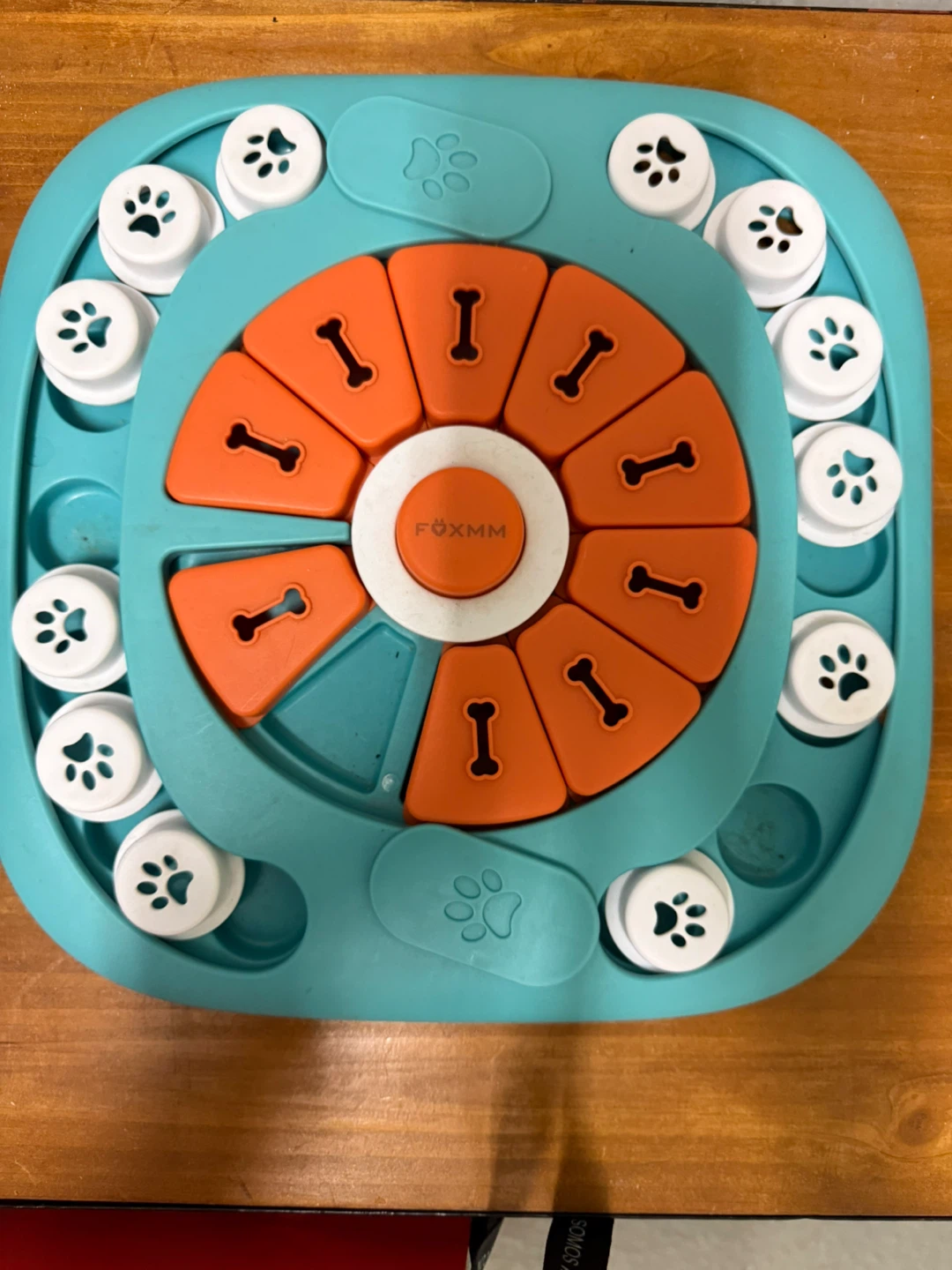 Foxmm Dog Puzzle Treat Dispenser Toy