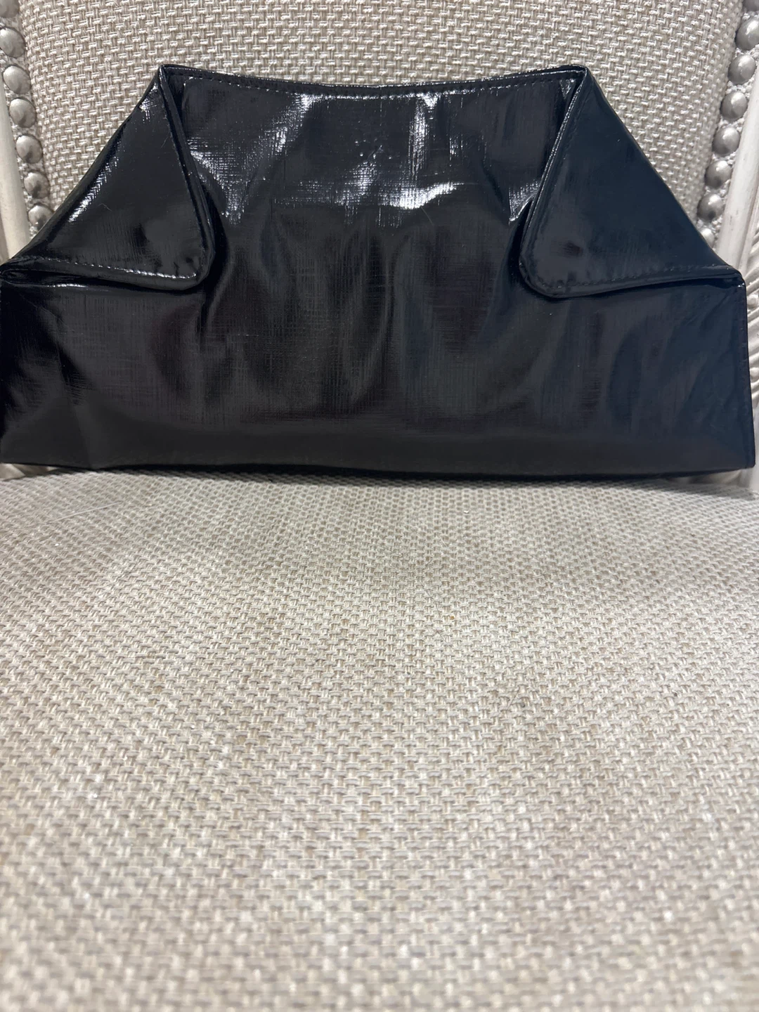 Black Clutch Purse with Rhinestone Accents - photo 2