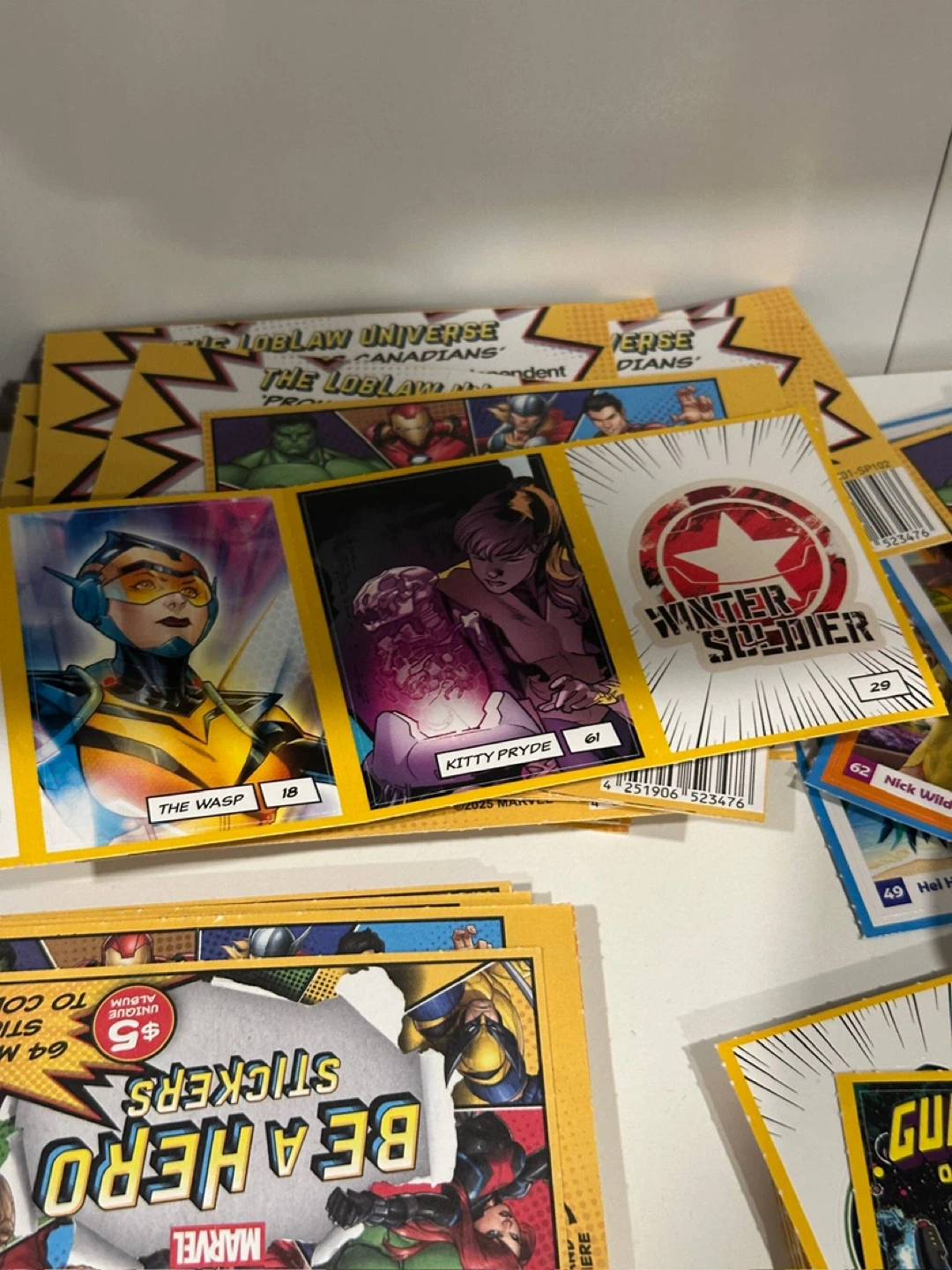 Marvel Be A Hero Sticker Packs - photo 2