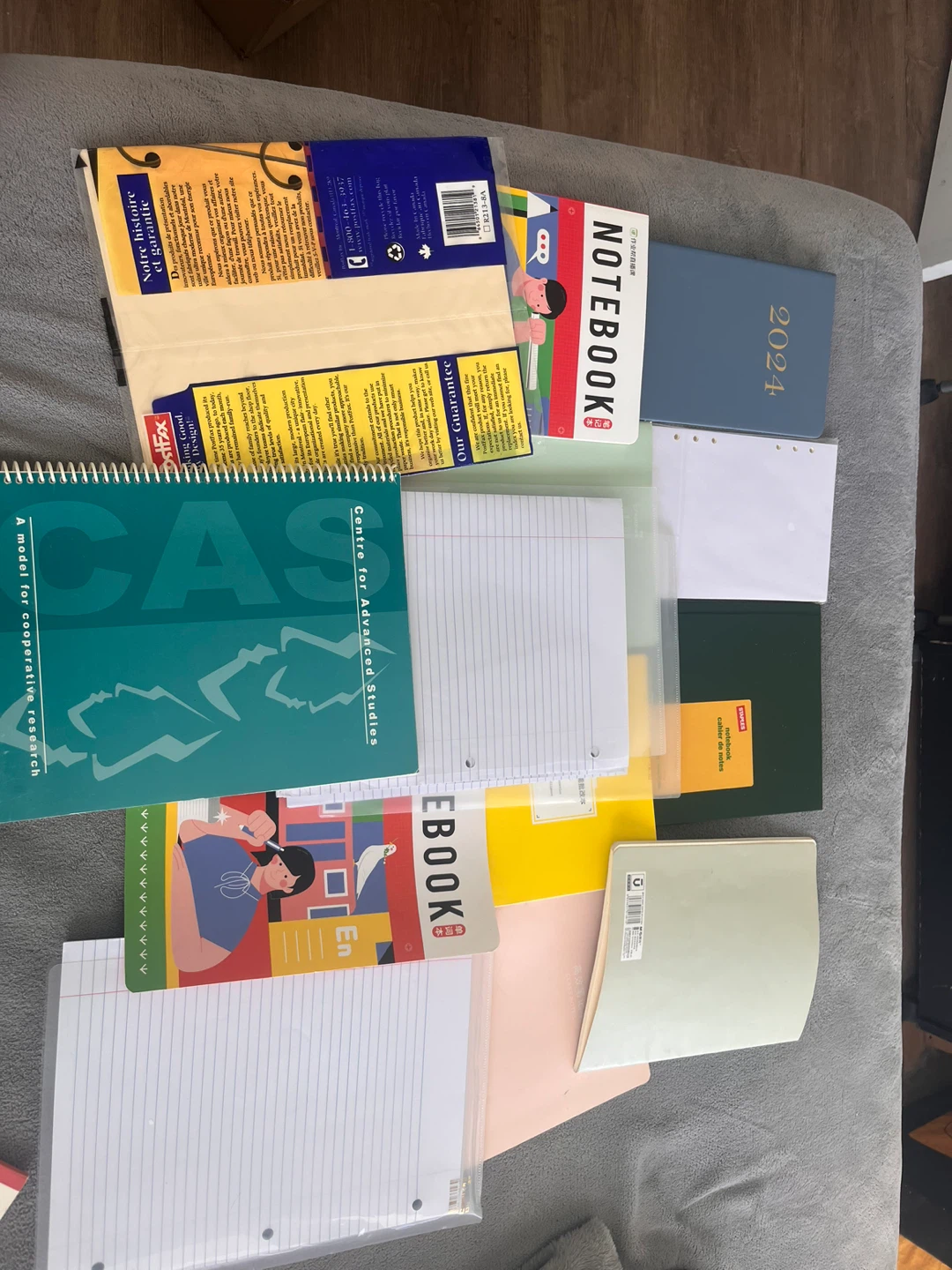 Assorted Notebooks and Planners
