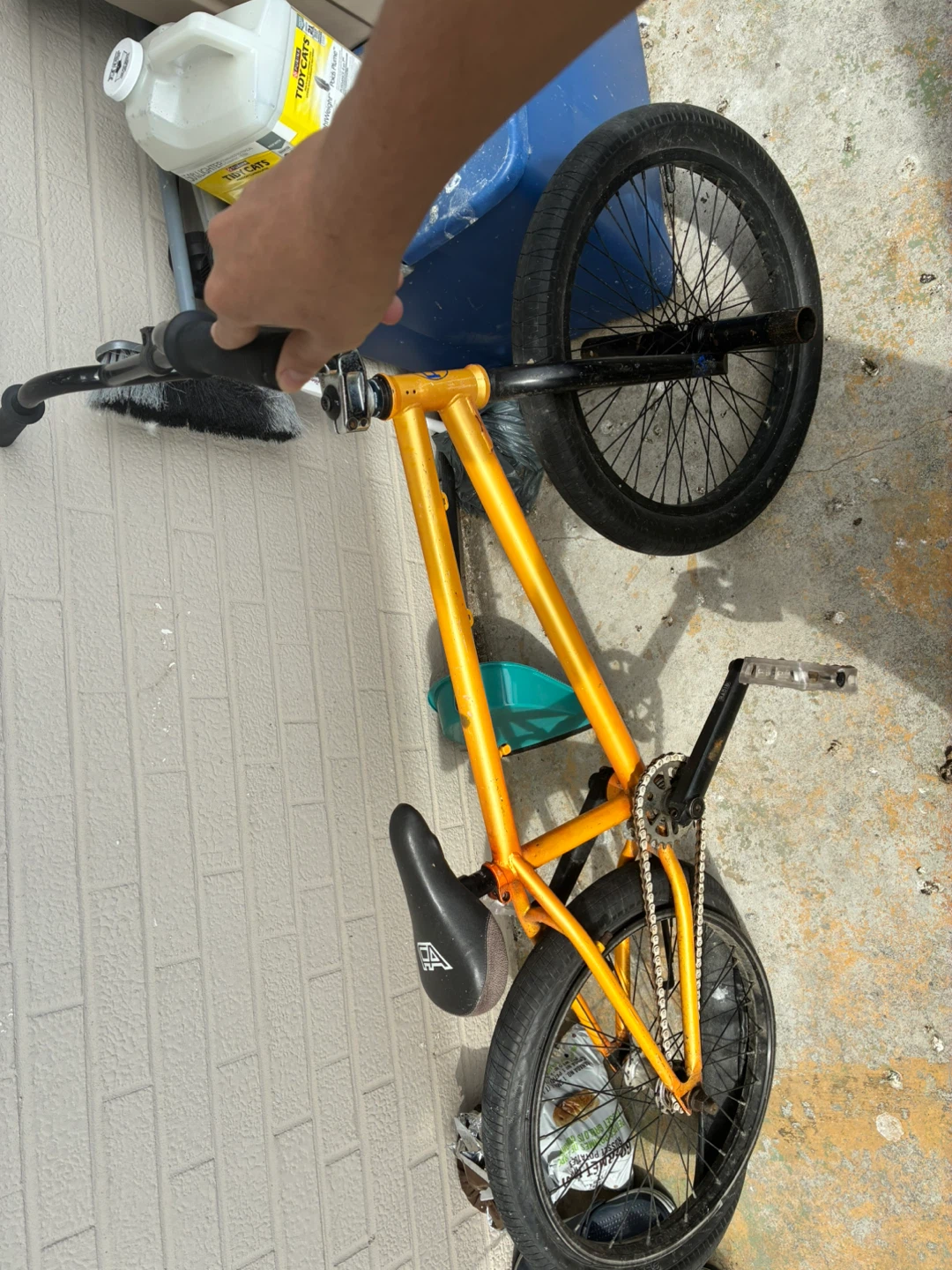 Orange BMX Bike
