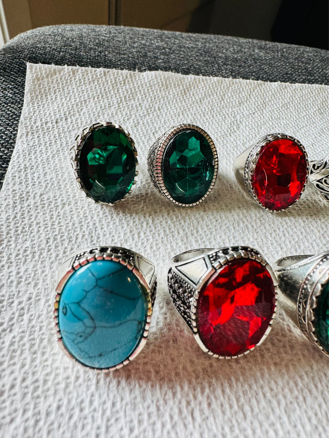 Rings with Gemstones 🌱