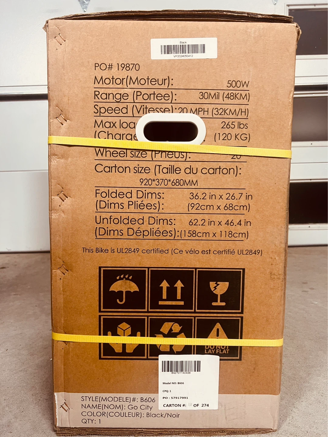 Brand New! Go City Foldable E-bike - photo 2