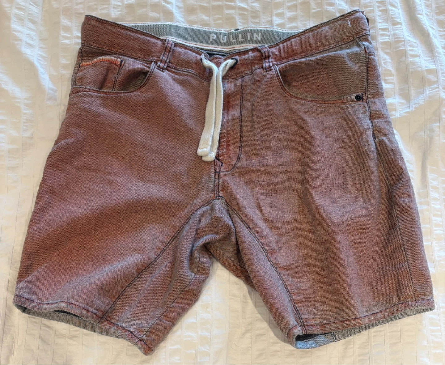 PULLIN Men's XL Red Shorts size 33-36 - photo 2