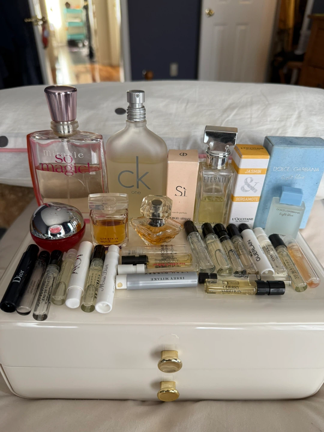 Perfume and samples