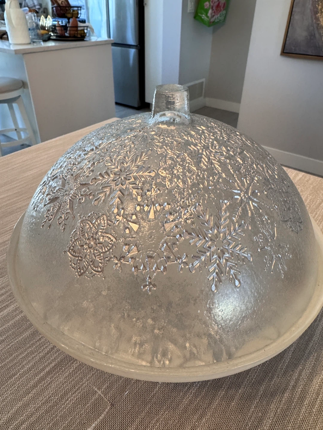 Glass Cake Stand with Dome - photo 4