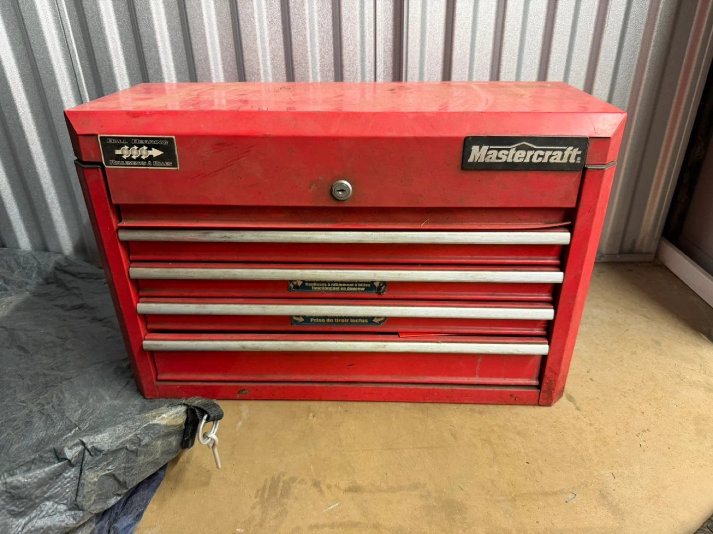 Mastercraft Red 4-Drawer Tool Chest