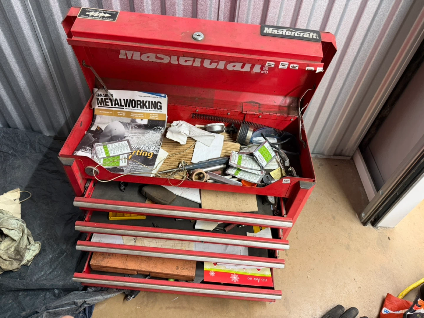 Mastercraft Red 4-Drawer Tool Chest - photo 2