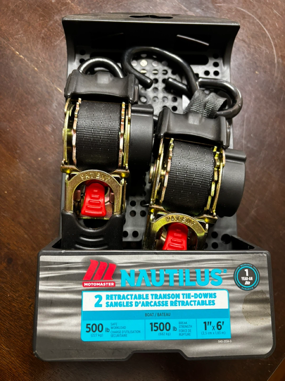 Motomaster Nautilus Retractable Transom Tie-Downs