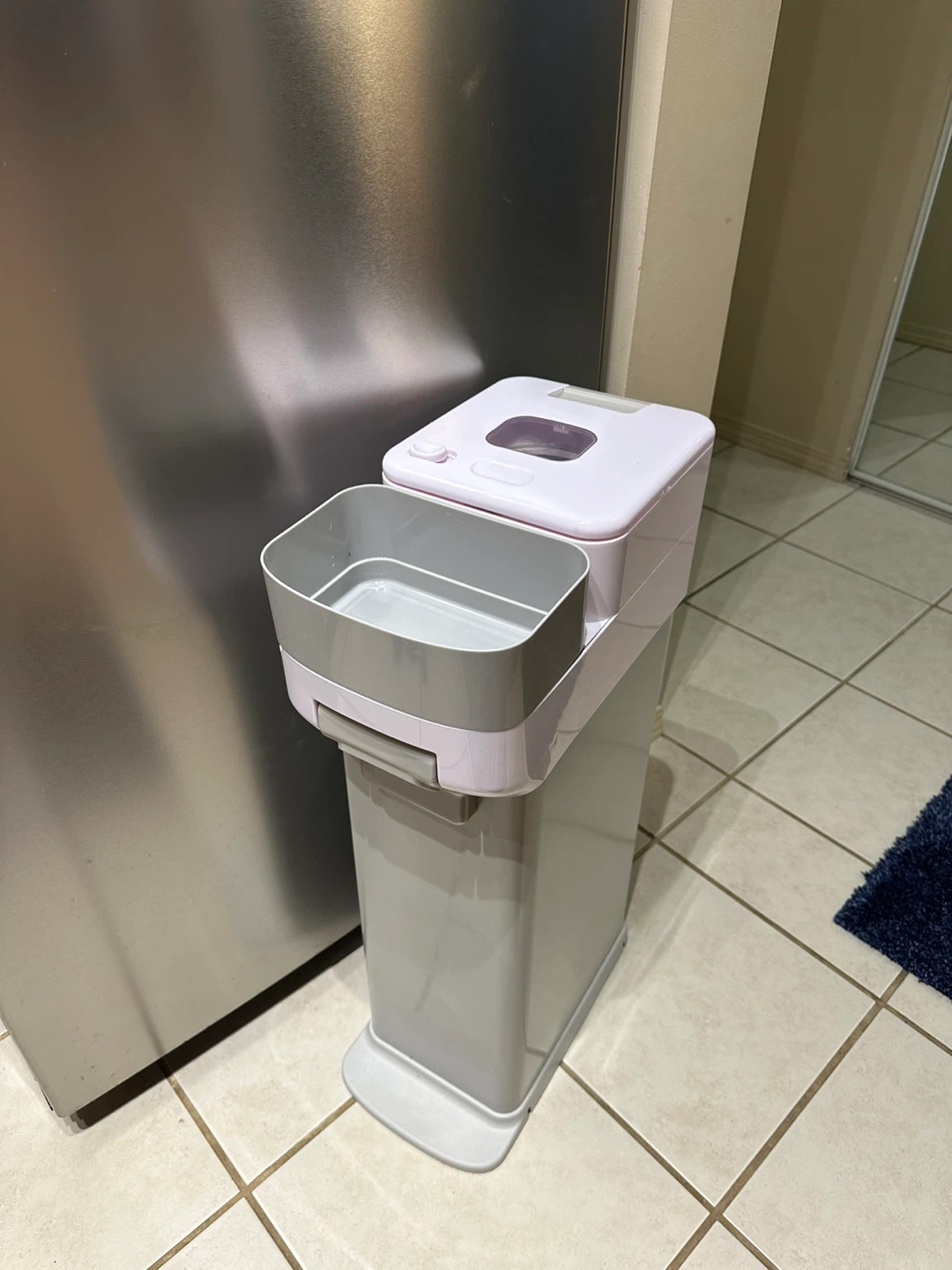Skip Hop Nursery Style Diaper Pail - photo 2