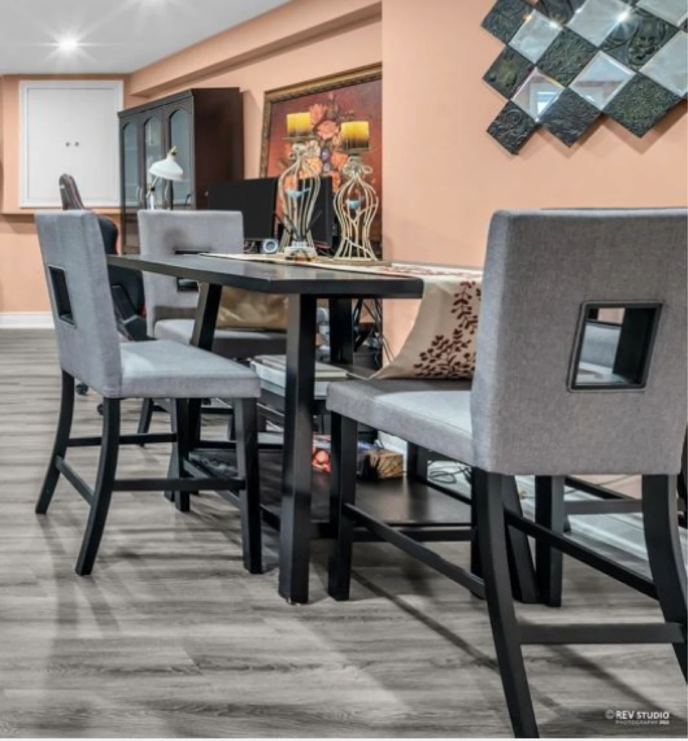 Counter Height Dining Set with 4 Chairs - photo 2
