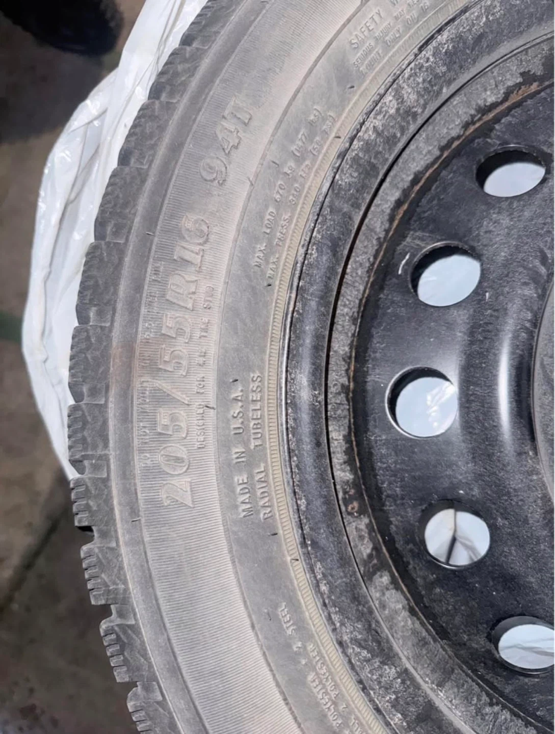 Goodyear 205/55R16 Winter Tires