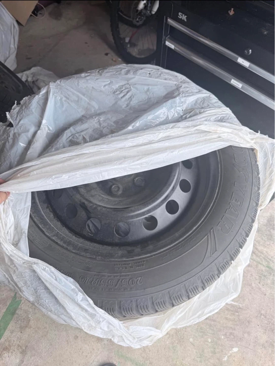 Goodyear 205/55R16 Winter Tires - photo 4