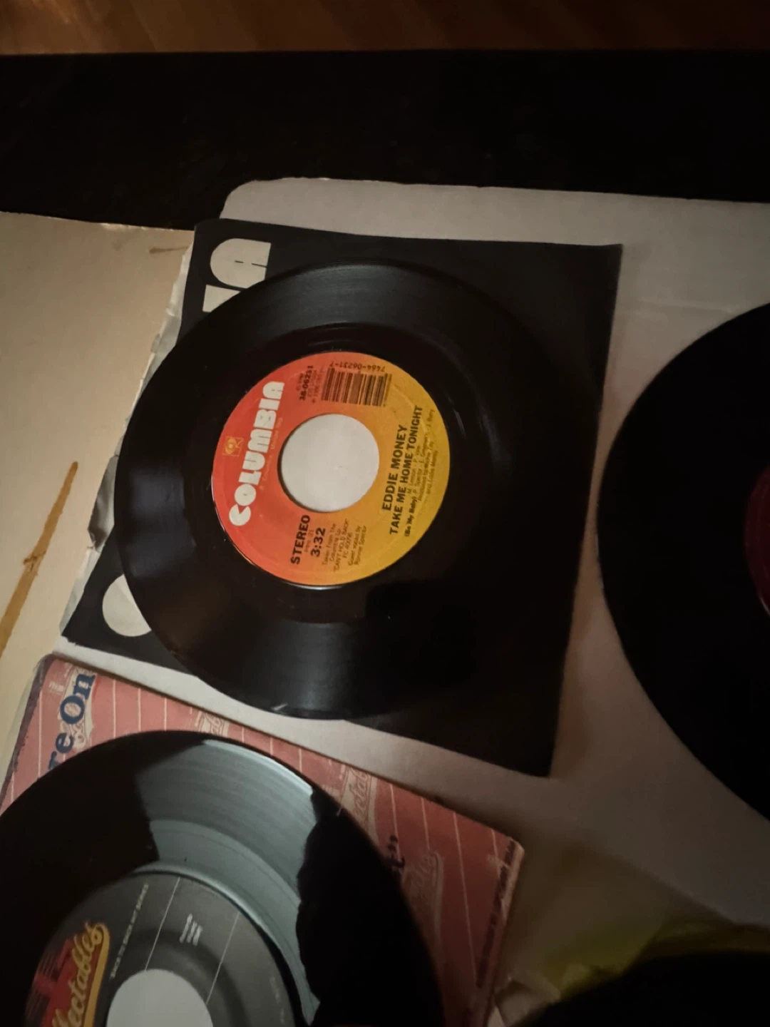 Lot of 5 Vintage 45 RPM Vinyl Records