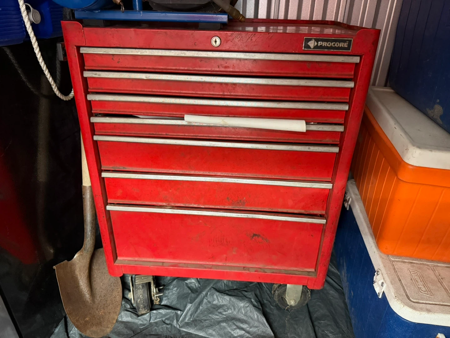 PROCORE Red 7-Drawer Tool Chest