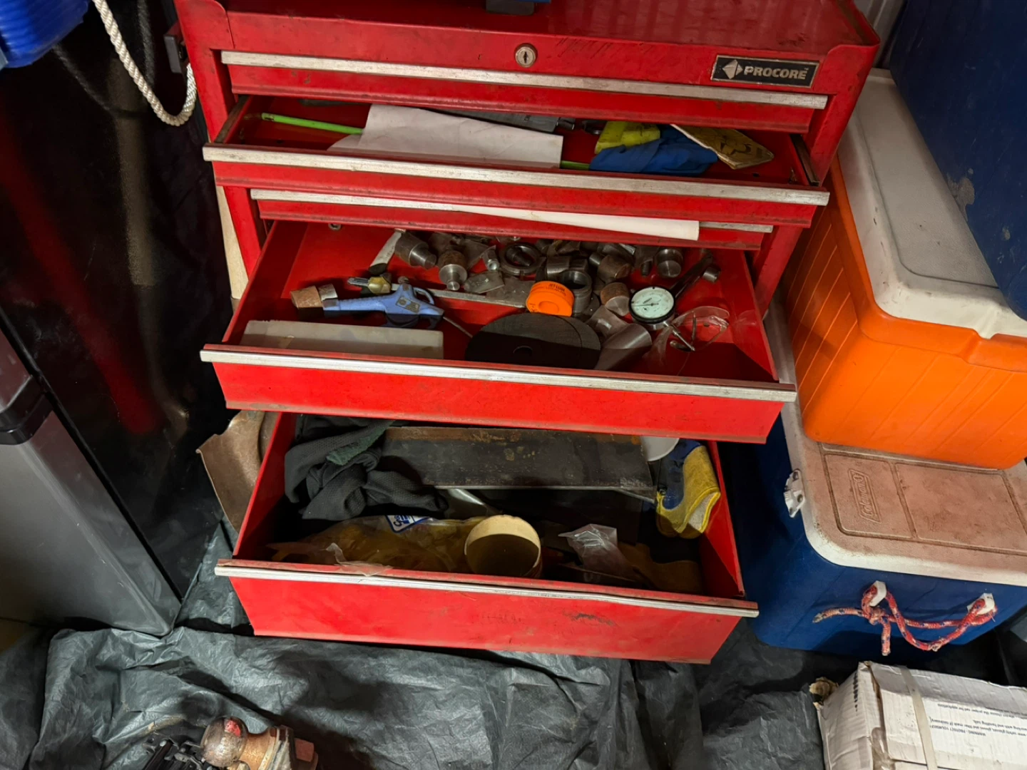 PROCORE Red 7-Drawer Tool Chest - photo 3