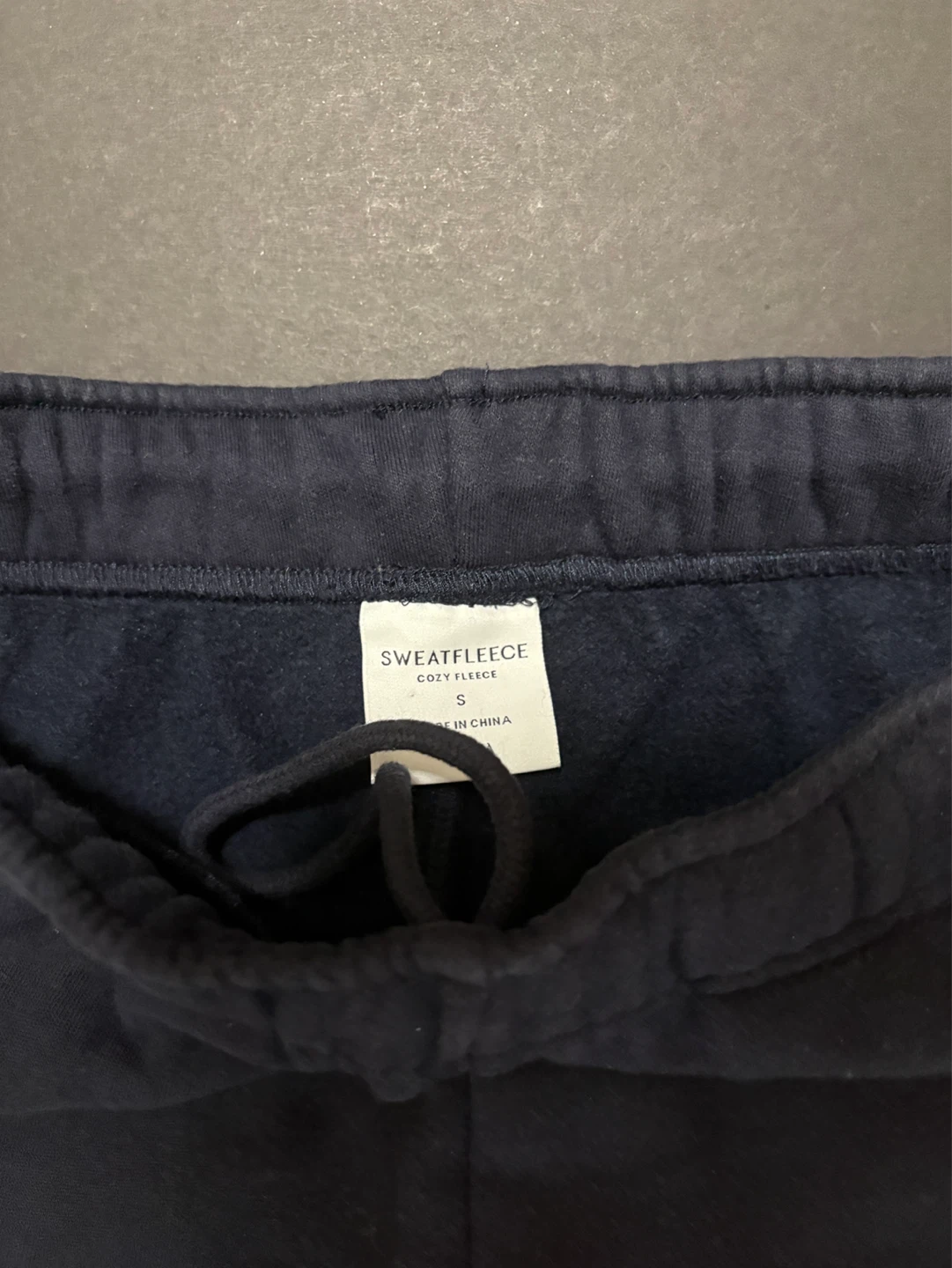 Aritzia sweat fleece size small navy - photo 3