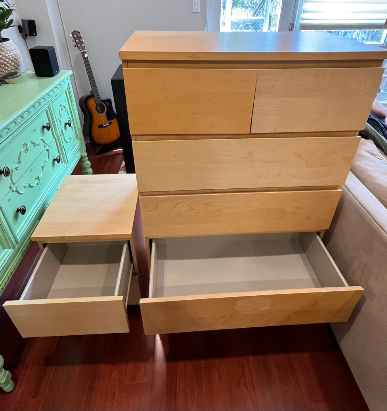 IKEA matching dresser and night stand - photo 2
