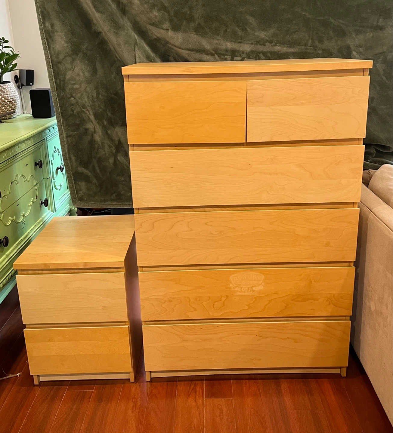 IKEA matching dresser and night stand