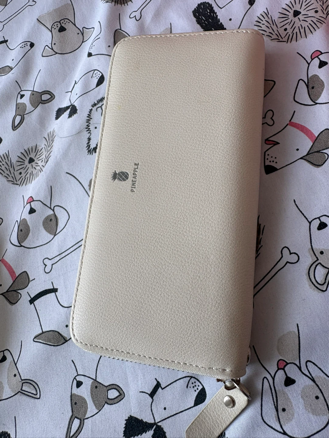 Pineapple Cream Zip Wallet