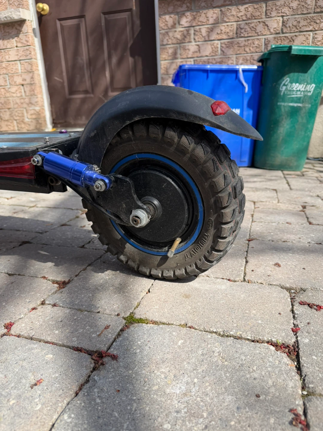 Electric Scooter with Blue Accents - photo 4