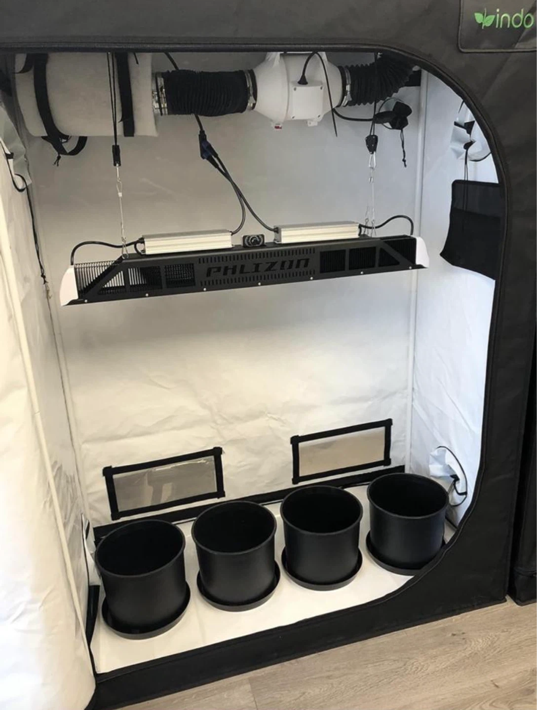 Two Indo Grow Tent with Light and Fans
