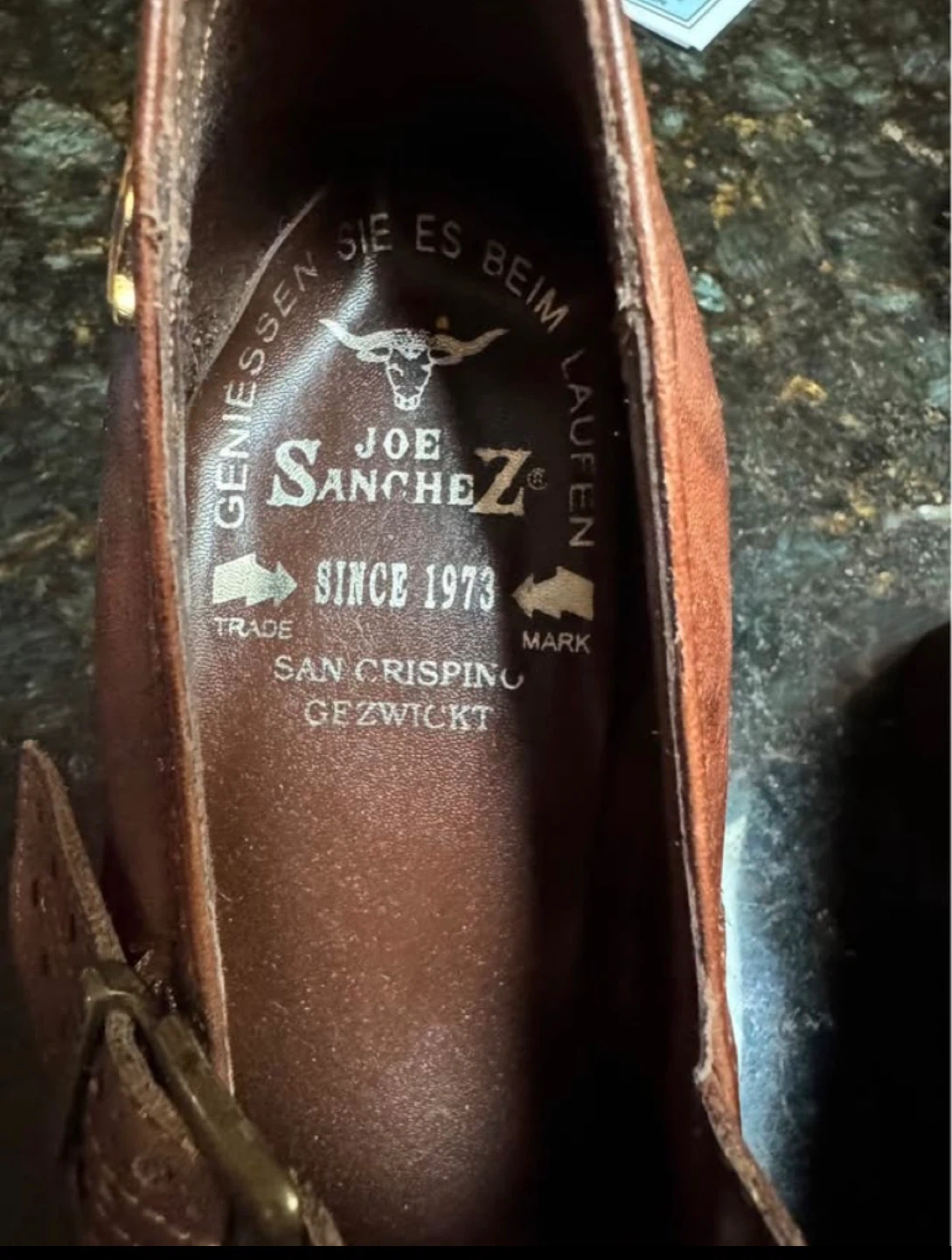 Joe Sanchez Women's Brown Leather Mary Jane Heels - photo 3