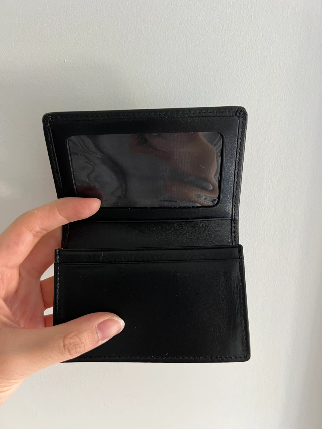 Black IBM Card Holder Wallet - photo 2