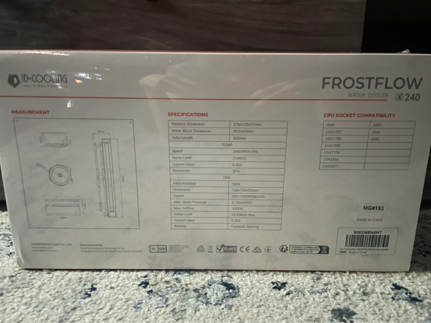 ID-COOLING Frostflow X240 Water Cooler - photo 2