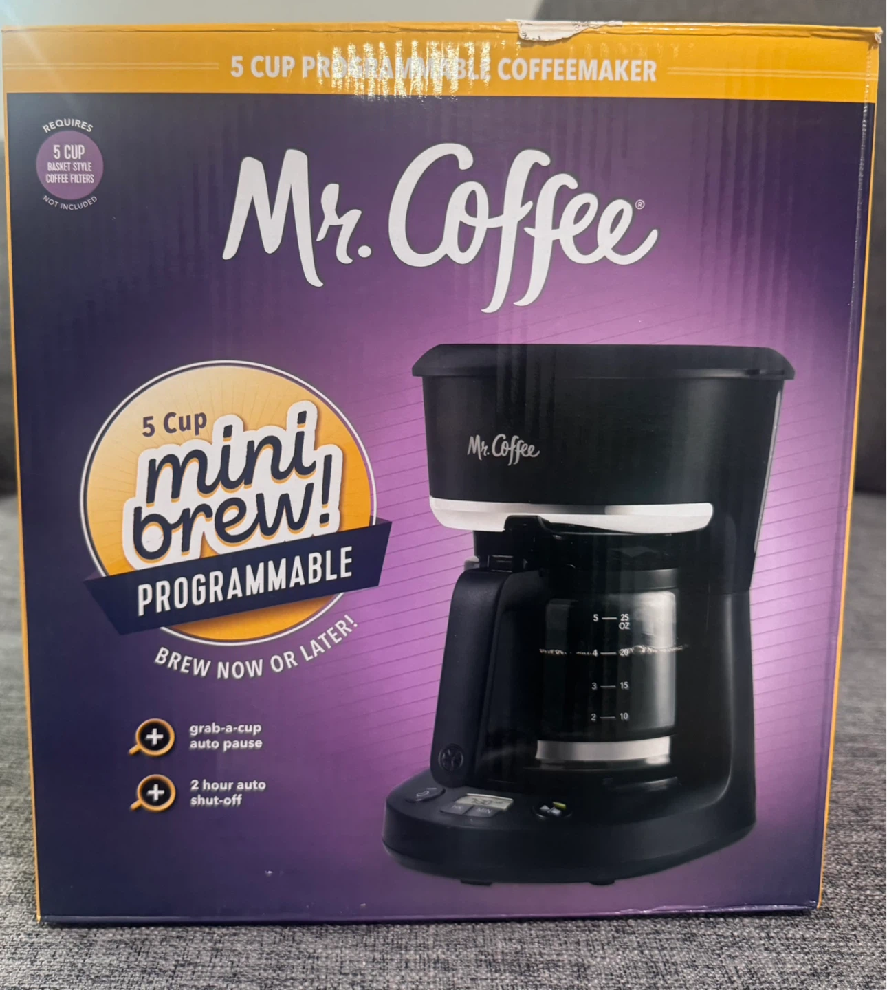 Mr. Coffee 5 Cup Mini Brew Programmable Coffee Maker