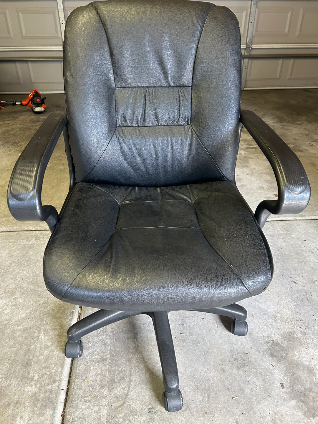 Black Leather Office Chair
