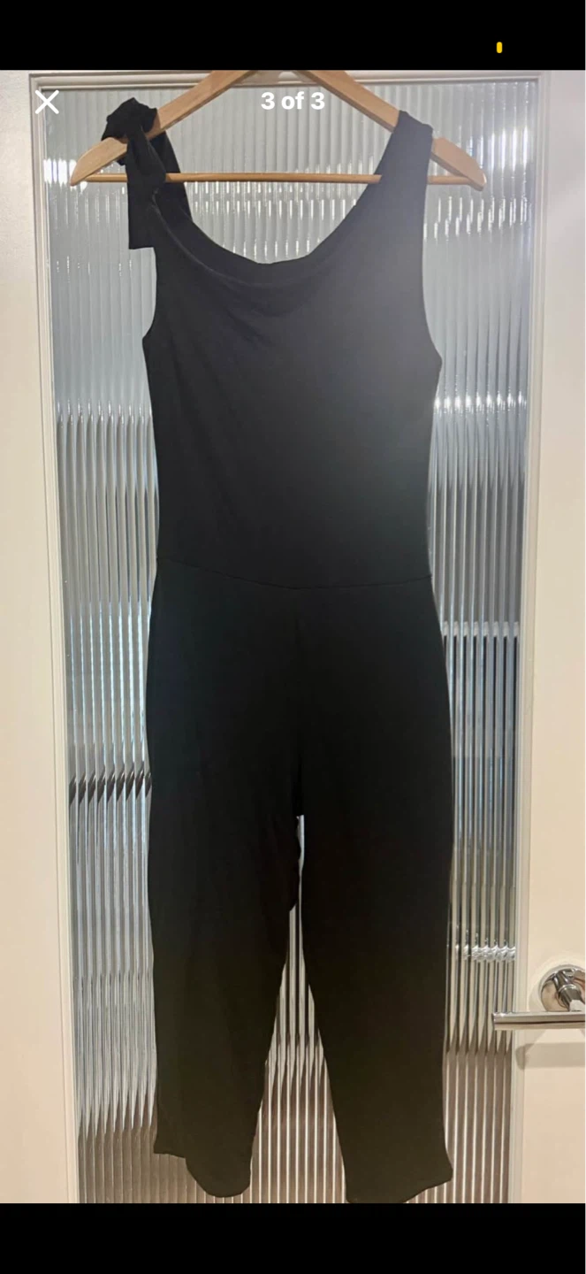 Black One-Shoulder Jumpsuit - photo 3