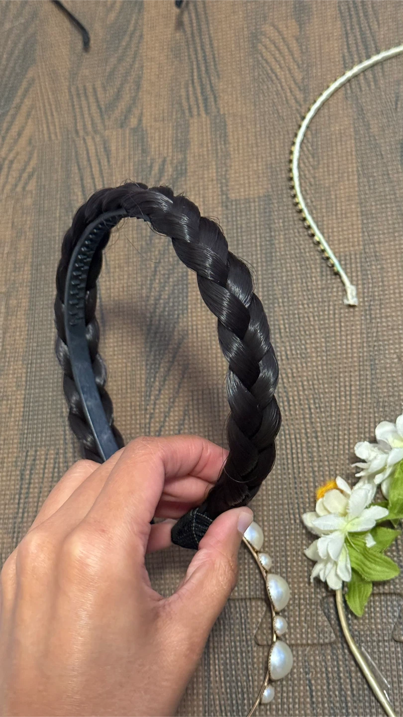 PART 3: Assorted Headbands - Pearl, Braided, Gemstone, Floral - photo 2