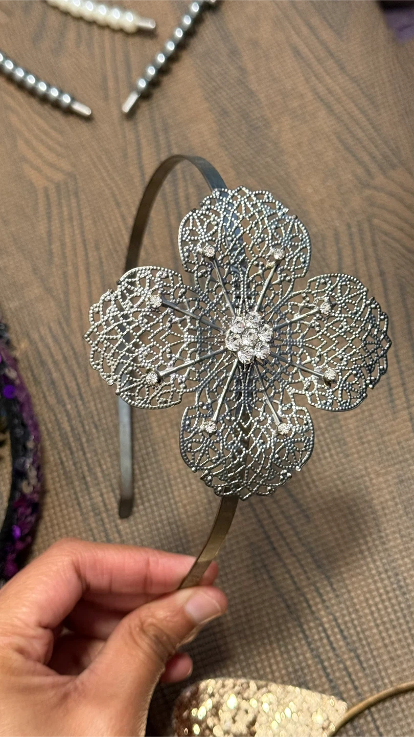 PART 3: Assorted Headbands - Pearl, Braided, Gemstone, Floral - photo 3