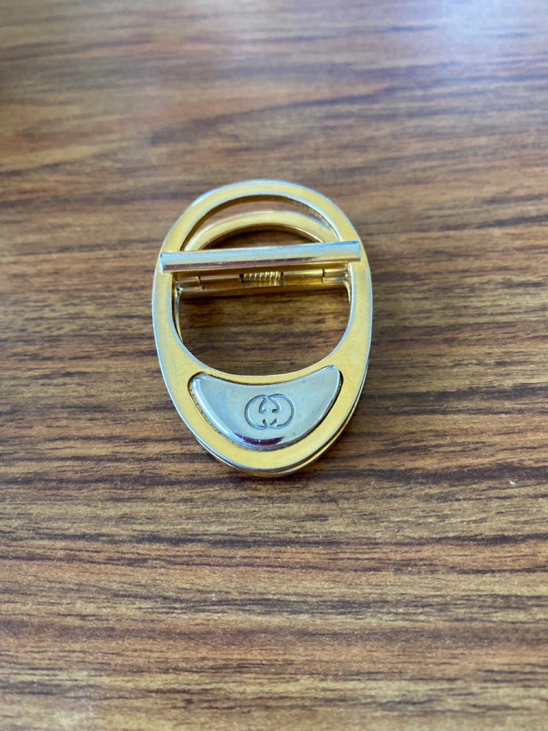 Gucci Gold and Silver Tone Buckle