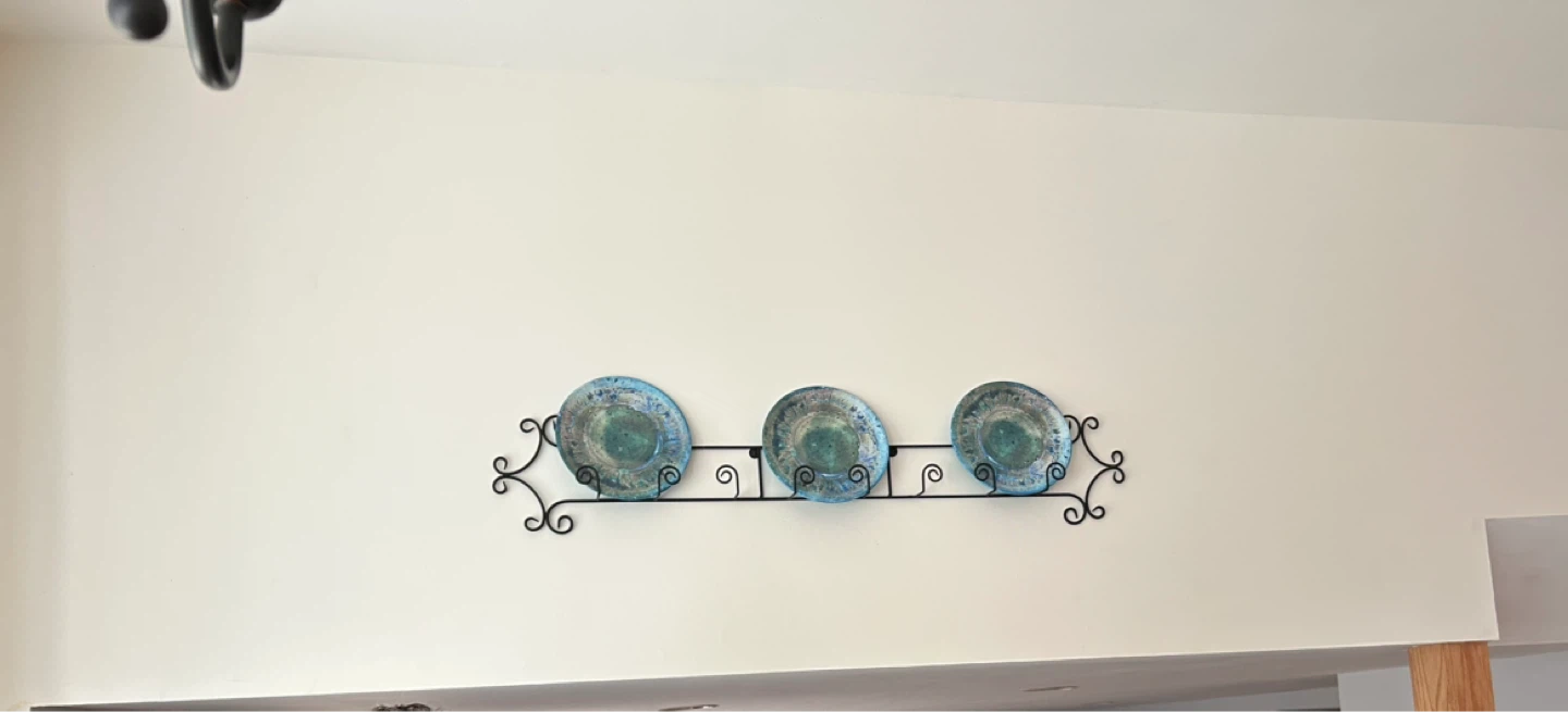 Metal Wall Plate Rack Hanger - photo 4