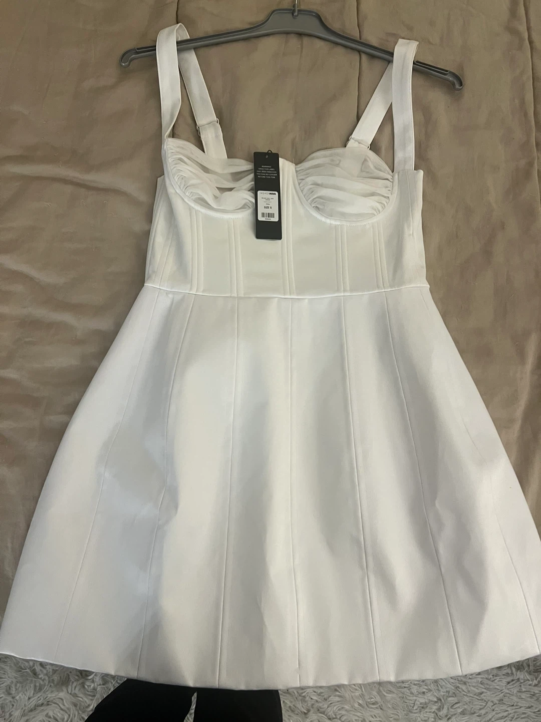 Fashion Nova White Corset Dress - Size S - photo 5