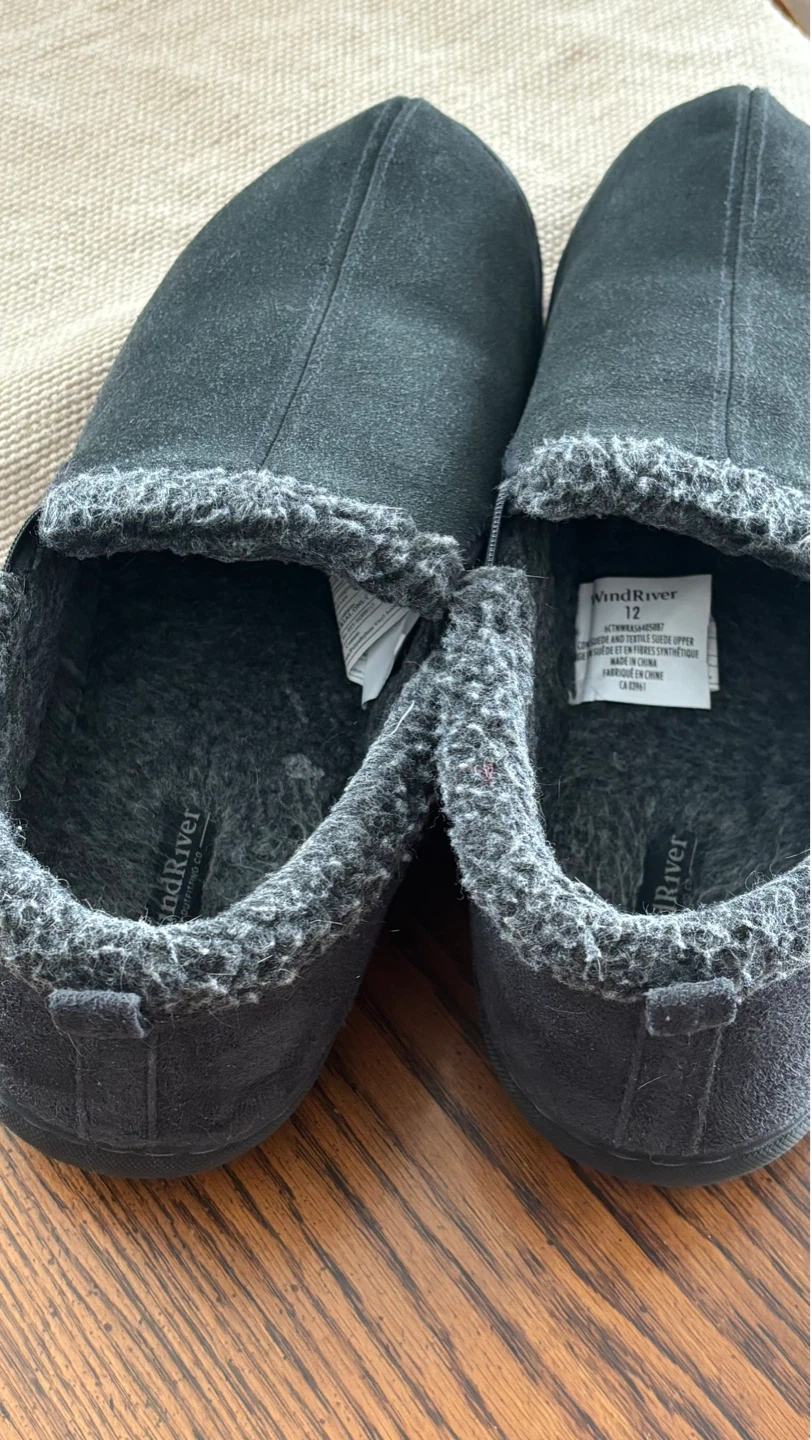 WindRiver Men's Slippers Size 12 Black - photo 2