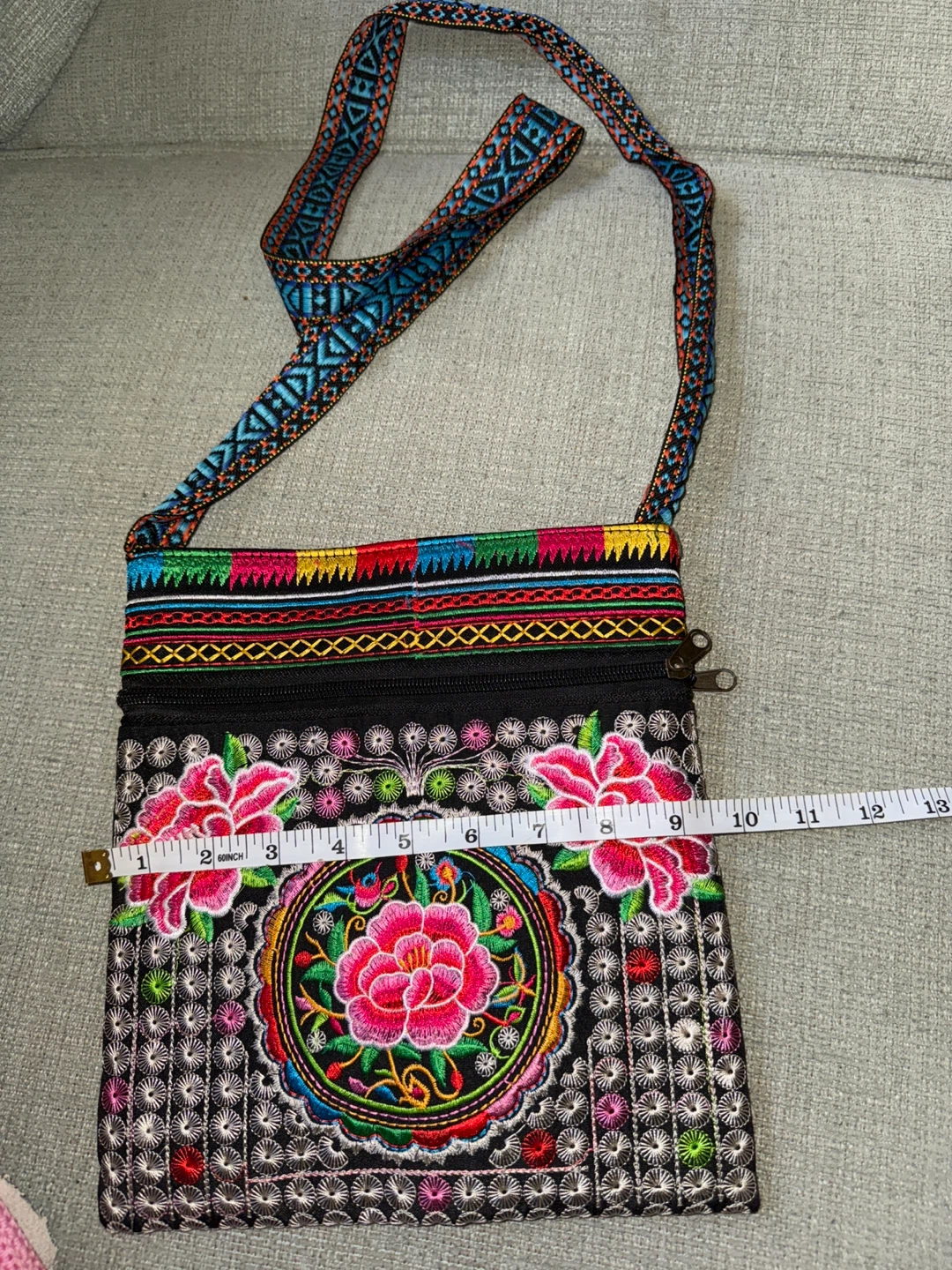 🌱Embroidered Floral Crossbody Bag - photo 2