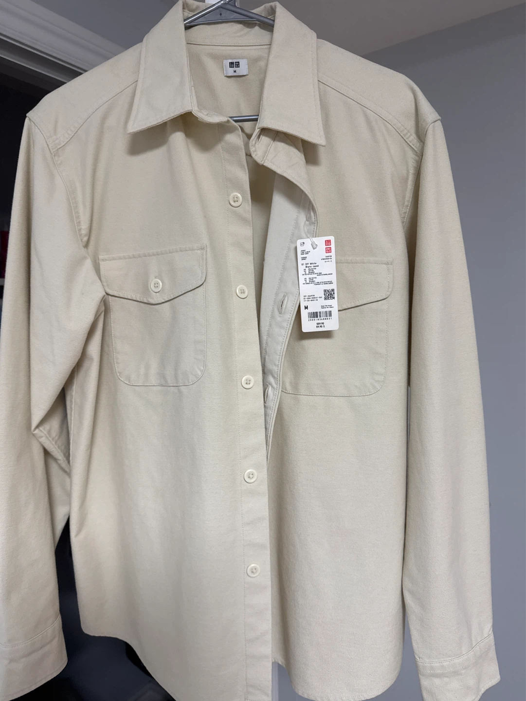 New - Uniqlo Men’s Jersey Long Sleeve Over Shirt