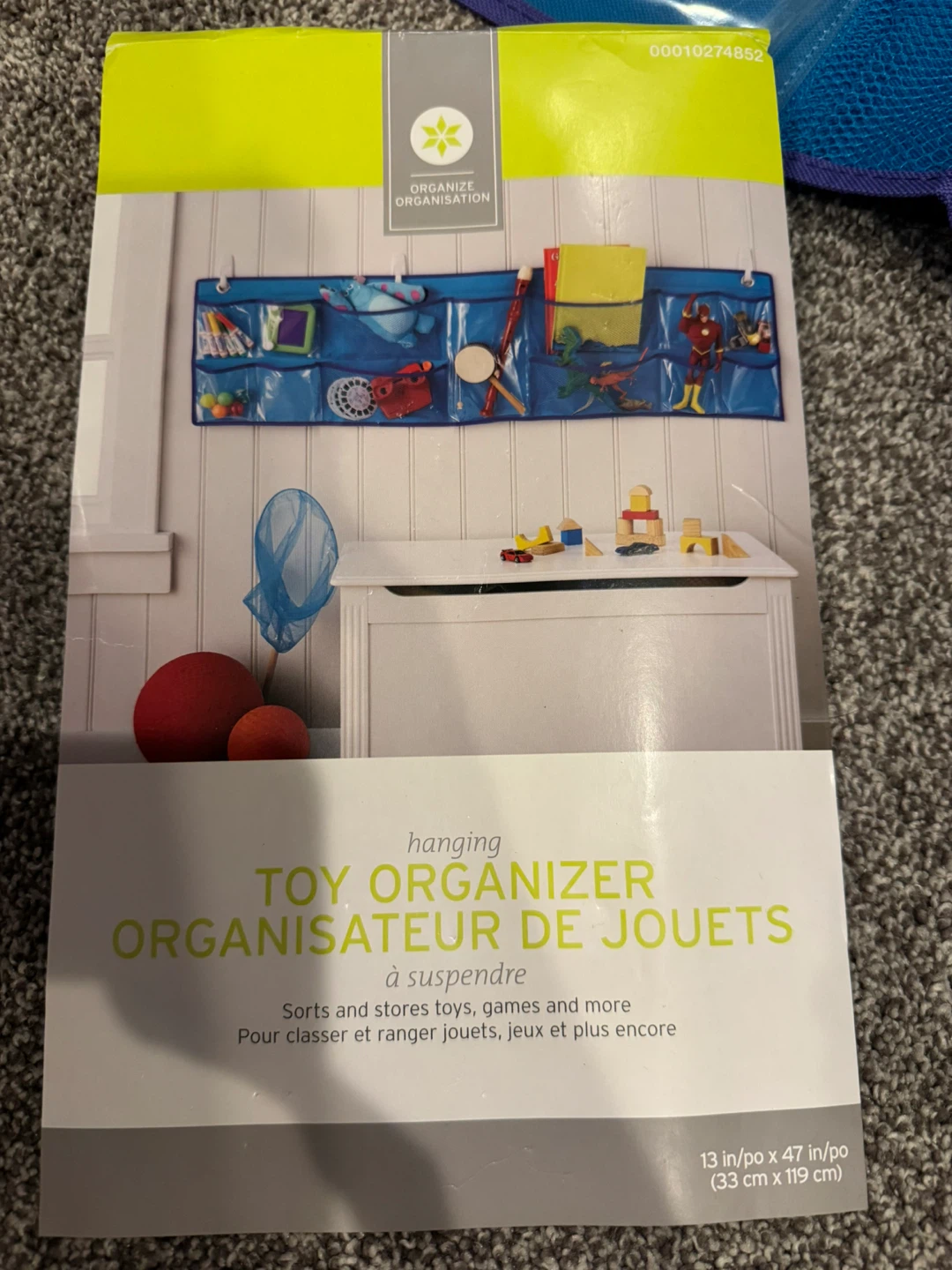 2 New Hanging Toy Organizer - Blue - photo 2