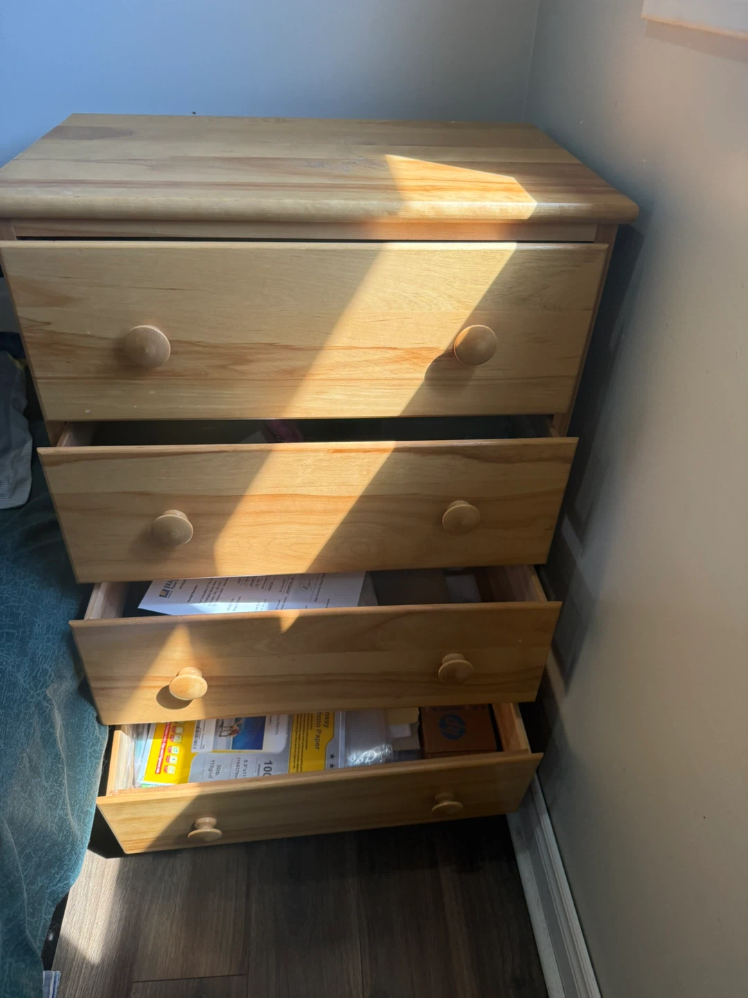 Real Wood 4-Drawer Dresser - photo 3